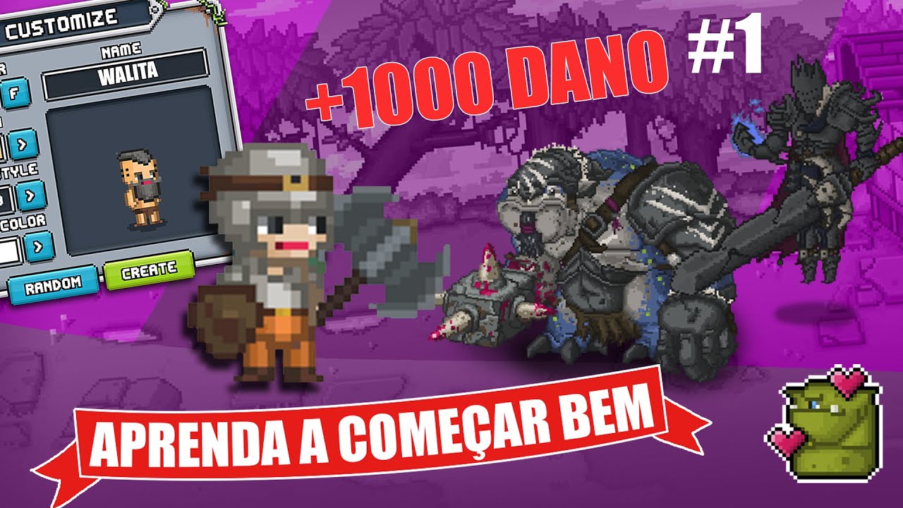 Aprendendo a  começar bem 🛡️ Bit Heroes #1