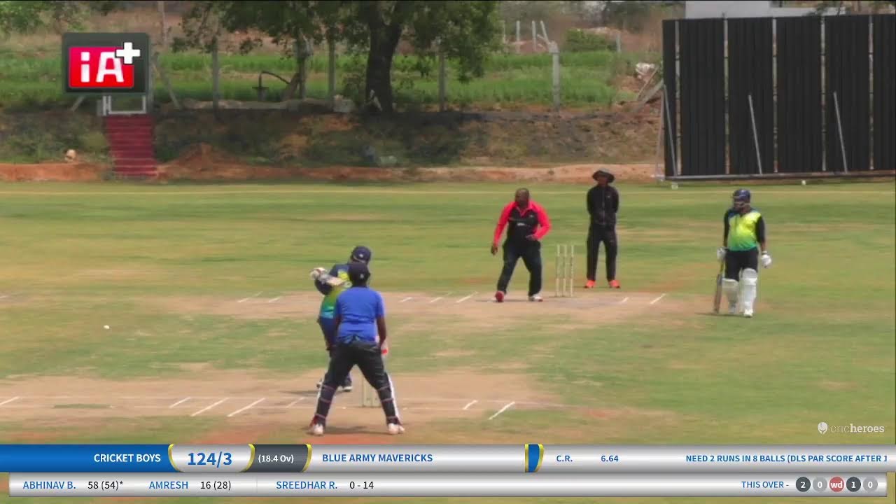Blue Army Mavericks VS Cricket Boys (CCL Season 1)