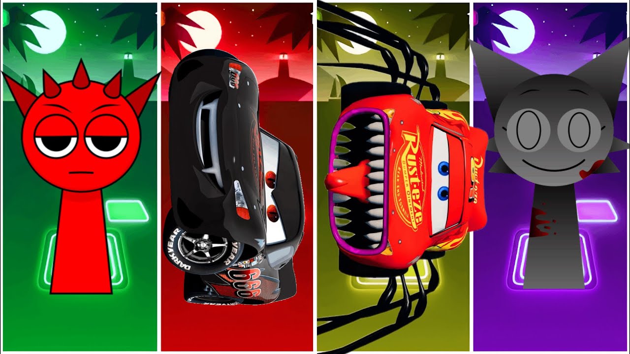 Tiles Hop EDM Rush⚔️Incredibox Sprunki🆚McQueen eater🎯 Coffin Dance🎧 Tiles Hop EDM Rush 🎶