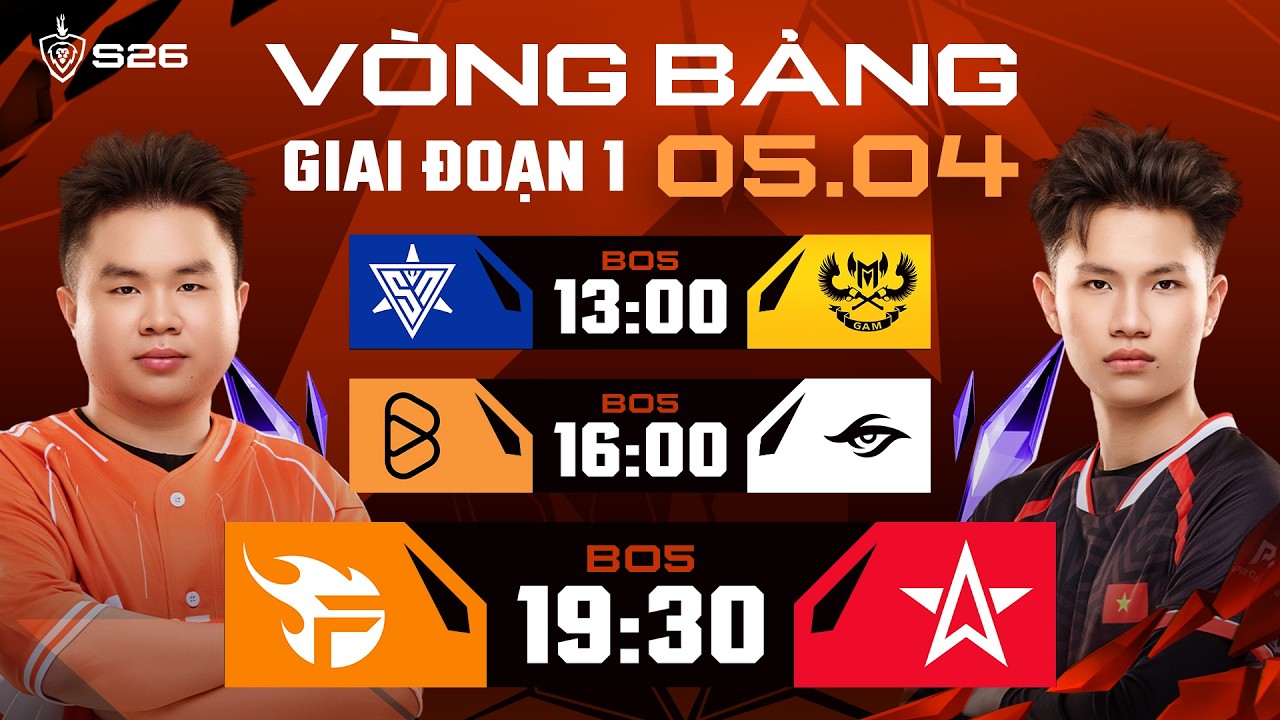 🔴 TRỰC TIẾP: BOX GAMING vs TEAM SECRET | GIAI ĐOẠN 1 - LƯỢT VỀ | ĐTDV M&Ugrave;A XU&Acirc;N 2026
