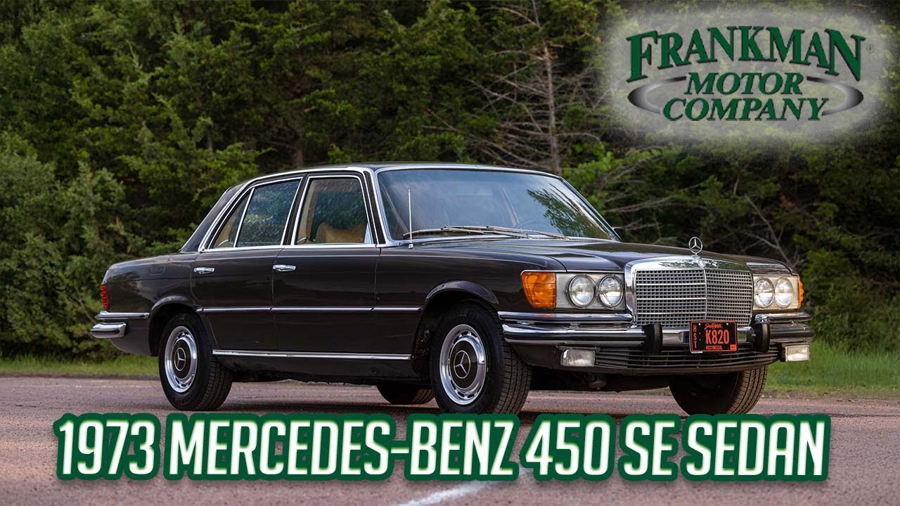 Take a ride in the legendary “Der Panzerwagen”—the 1973 Mercedes-Benz 450 SE.- Frankman Motor Co.