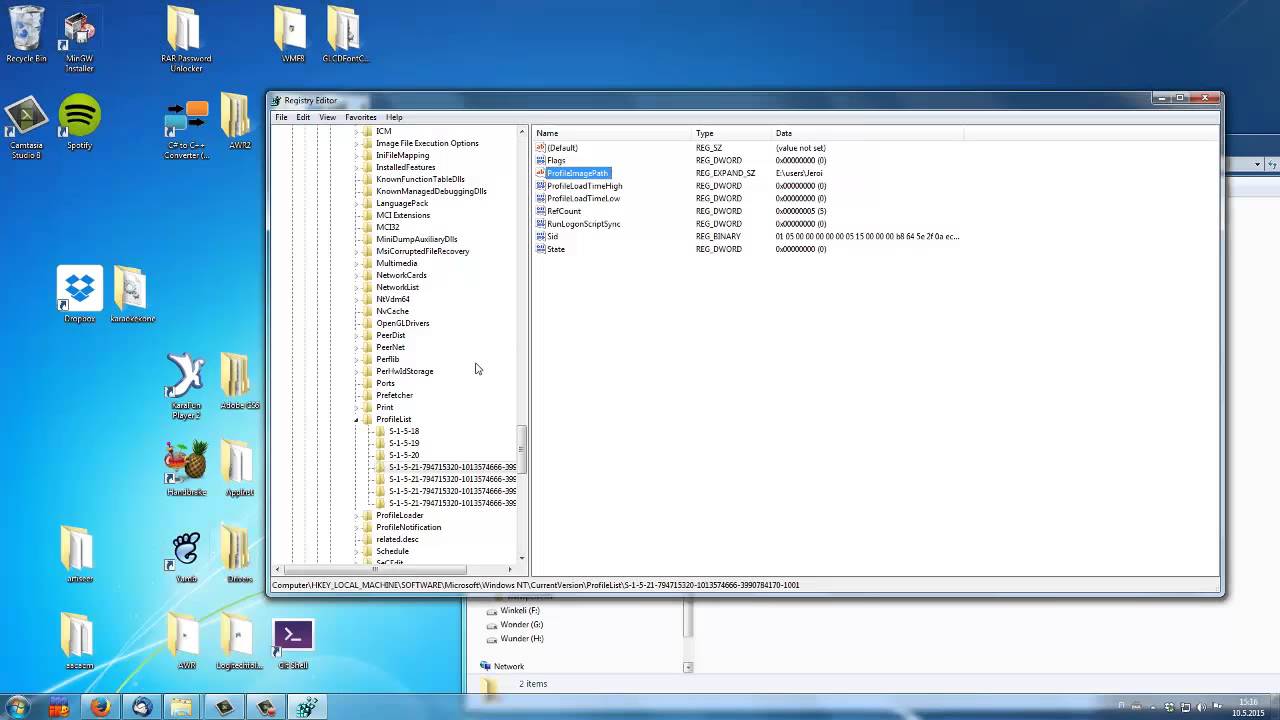 Windows: How to move Users and ProgramFiles to another HDD