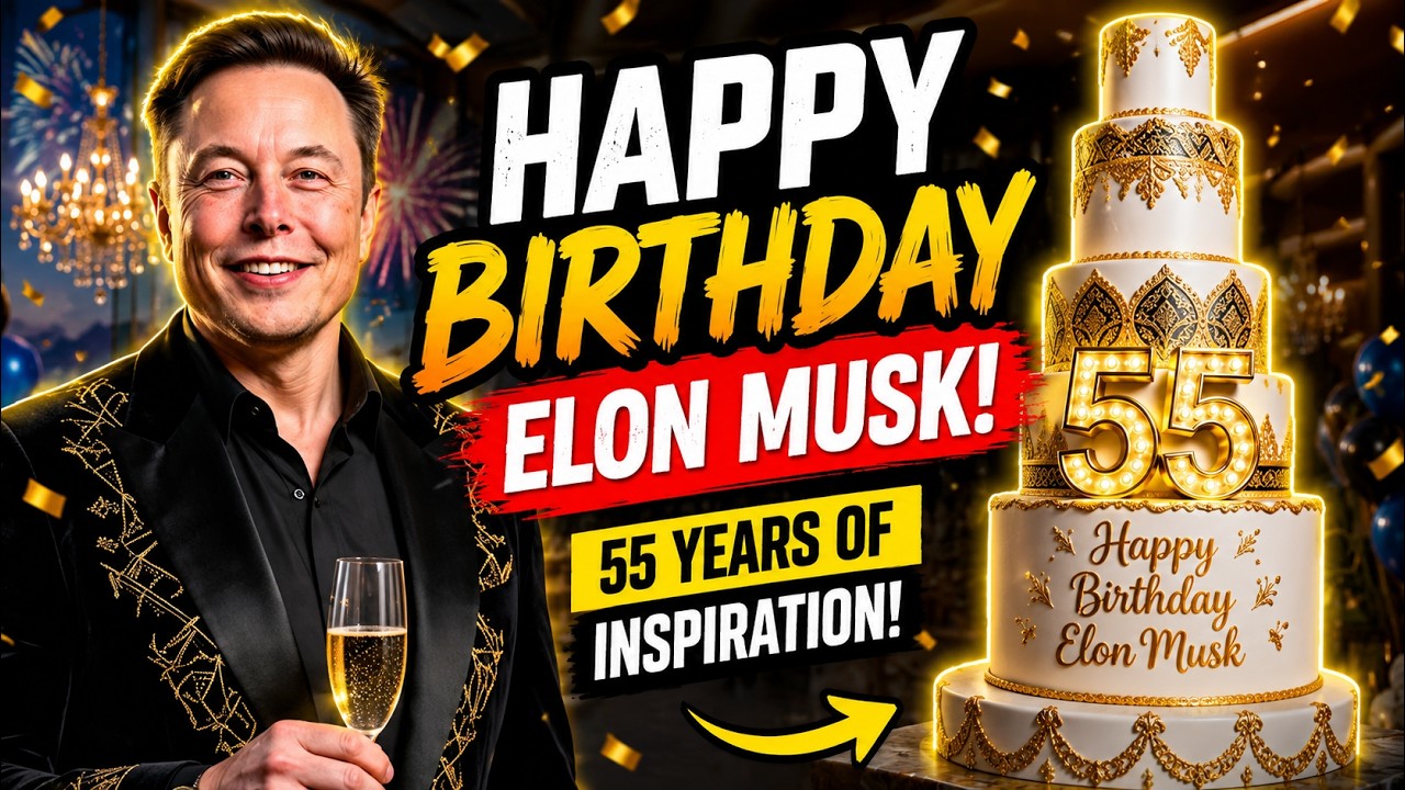 Happy Birthday Elon Musk ❤️ The Man Who Proved Impossible Is Just a Word! 🚀