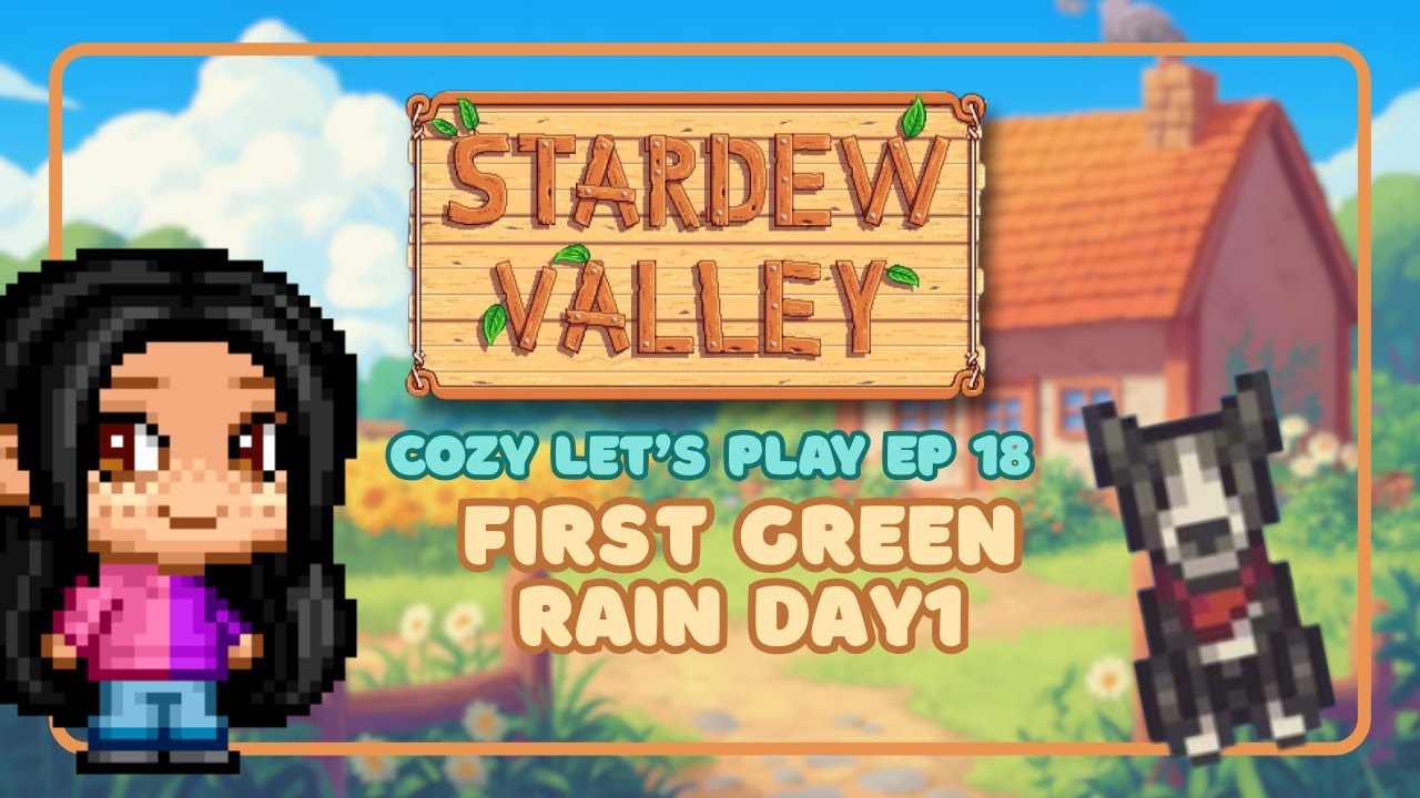 Stardew Valley Ep. 18 | Our First Green Rain Day 🌧️ Cozy & Mysterious Summer Vibes