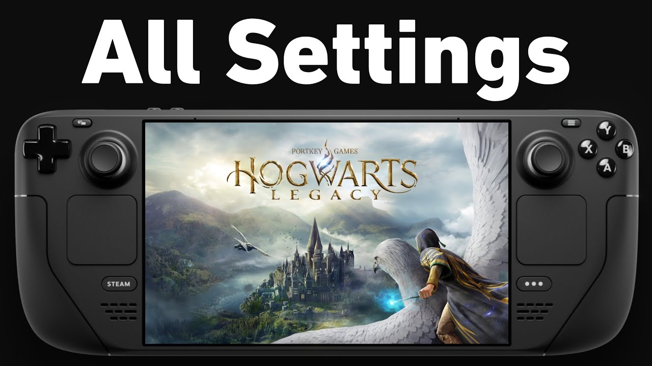 Hogwarts Legacy on Steam Deck OLED | All Settings | FSR 4 & LSFG
