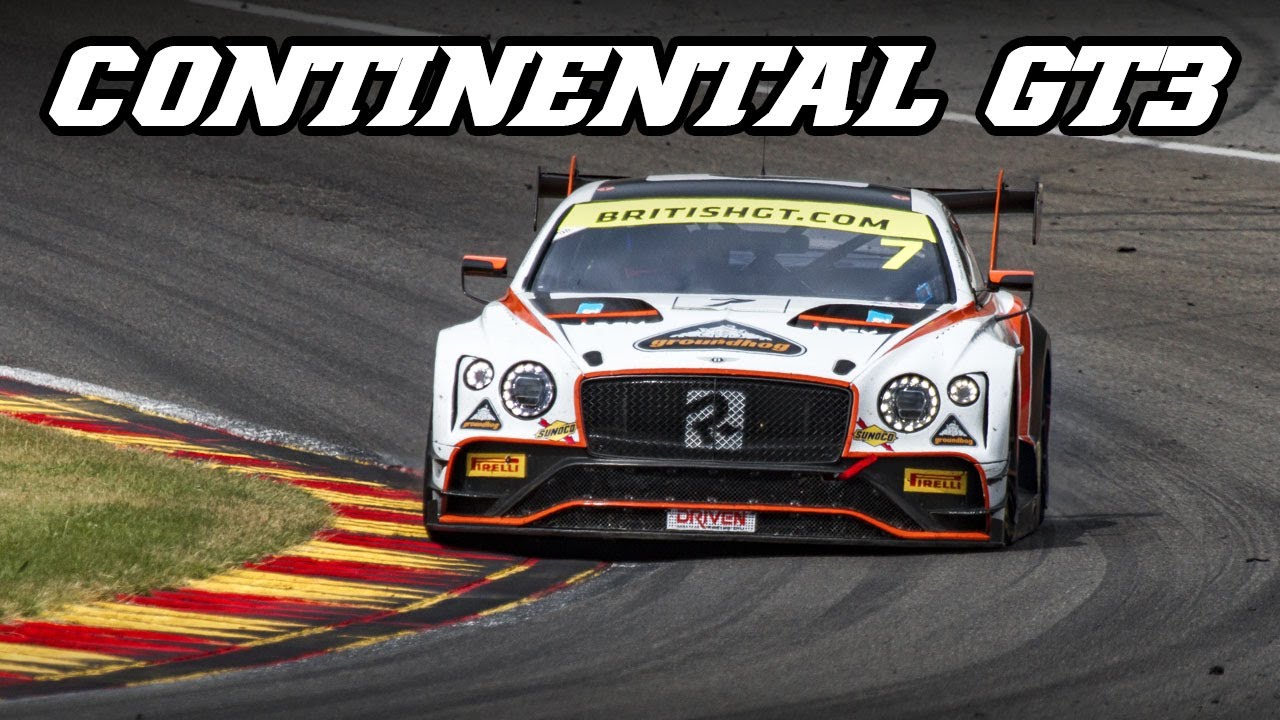 Bentley Continental GT3 - Monster V8 rumble (Spa 2019)