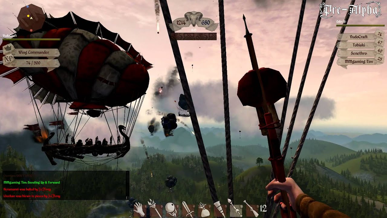 Air Buccaneers HD - Devs vs Fans 9th of Feb 2012 - Battle 2 on Hamyjarvi (Forest Map)