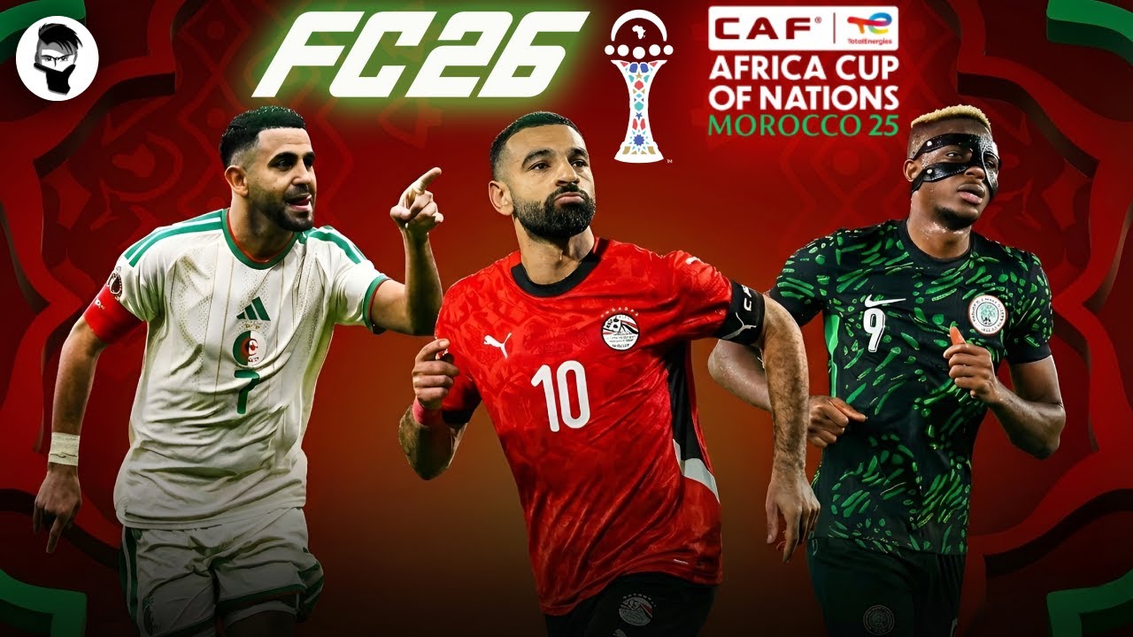 FC26 AFCON 2025 Mod ft. AFCON 2025 Kits, Ball, Scoreboard, Icons, National Teams etc.
