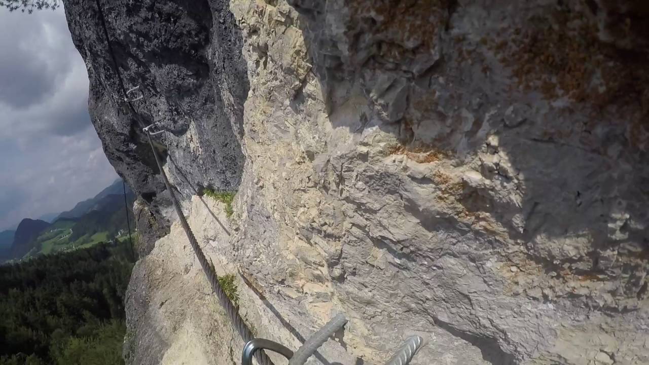 Klettersteig Bannholzmauer kleiner einblick