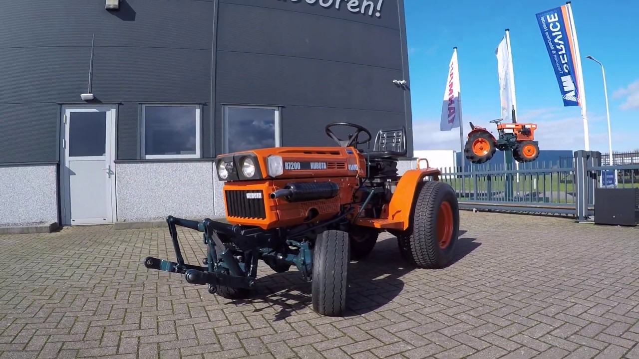 Kubota B7200 4wd HST / 1101 Draaiuren / Fronthef