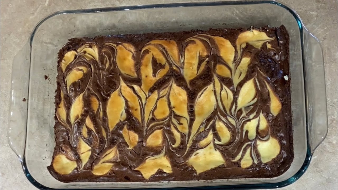 Zebra Brownies