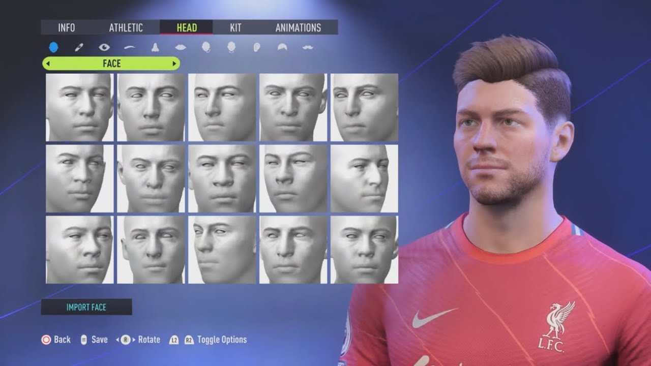 FIFA 23 How to make Steven Gerrard Pro Clubs Look alike
