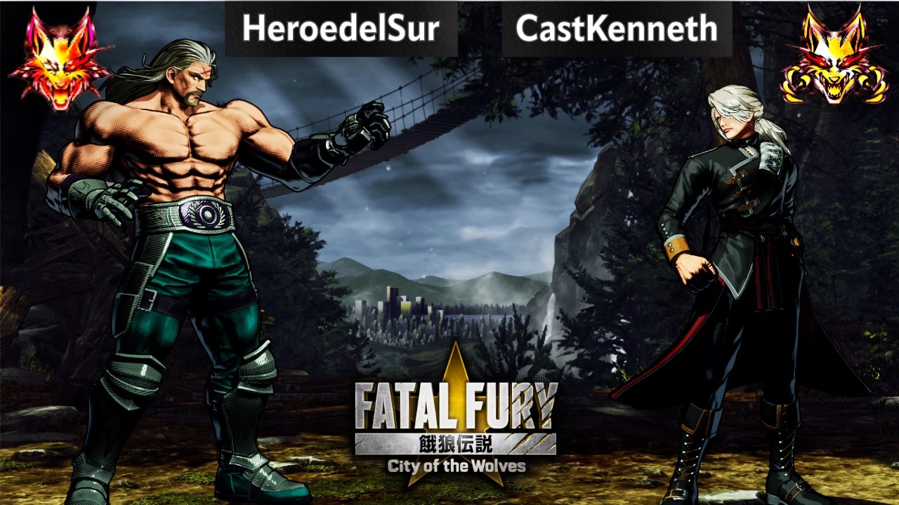 Fatal Fury COTW High Level Match! HeroedelSur (Krauser) vs. CastKenneth (Kain). (4K)