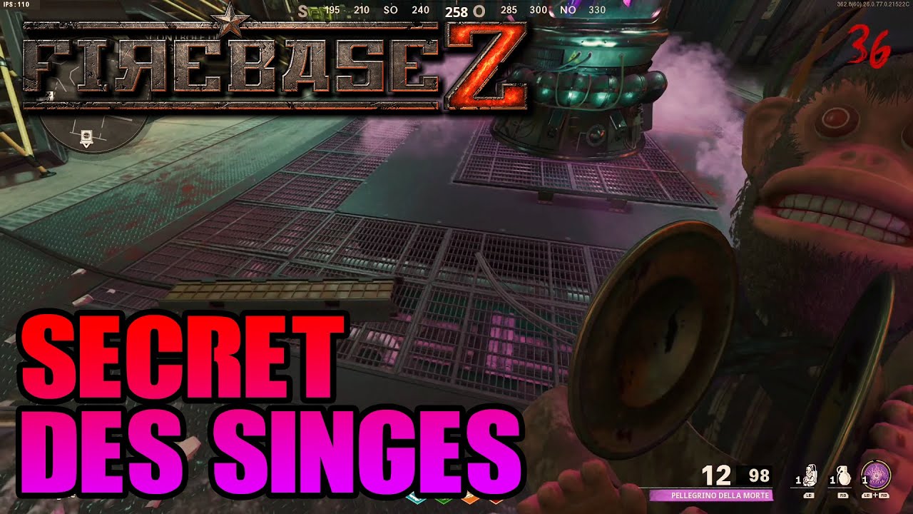 FIREBASE Z SECRET DES BOMBES SINGES TUTO ZOMBIE COD BLACK OPS COLD WAR