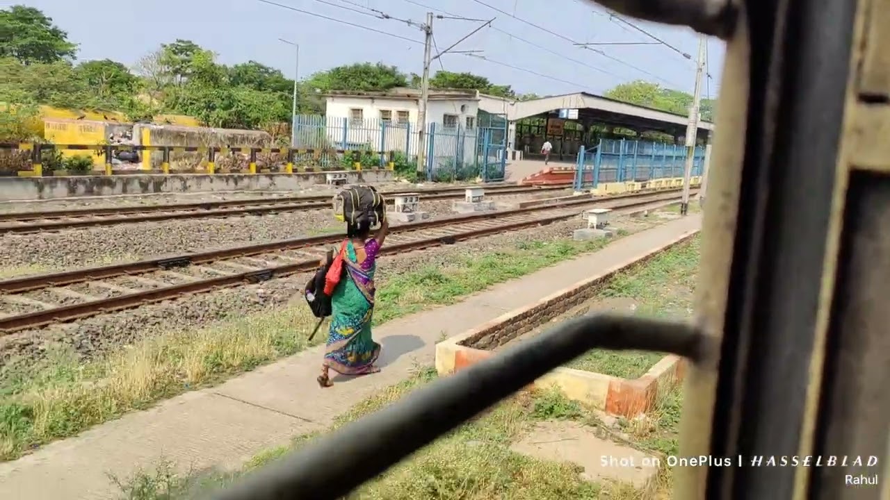 Departing from Kolkata Terminal onboard Haldibari Intercity express.