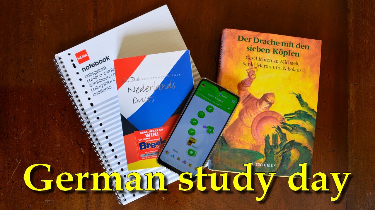 A German study day | Language learning vlog