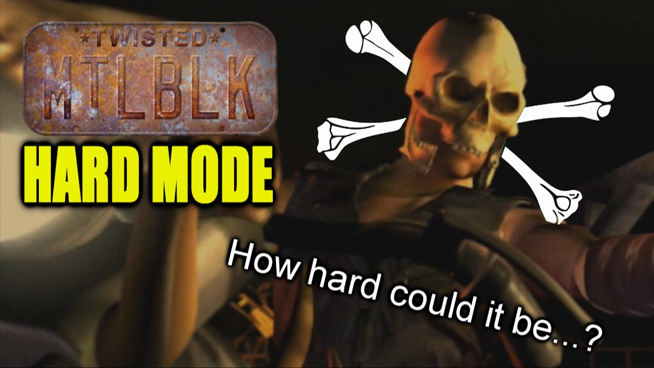 How much harder is Twisted Metal: Black's Hard mode?