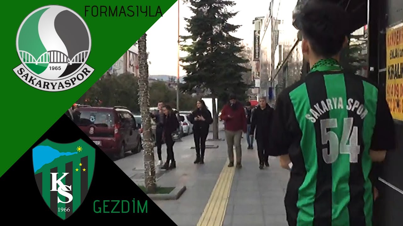 KOCAELİ'DE SAKARYASPOR FORMASI İLE GEZDİM (DAYAK YEDİM)