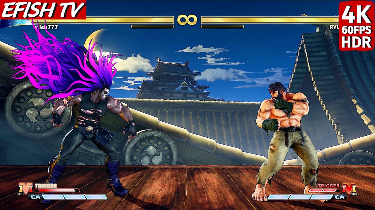 Necalli vs Ryu (Hardest AI) - Street Fighter V