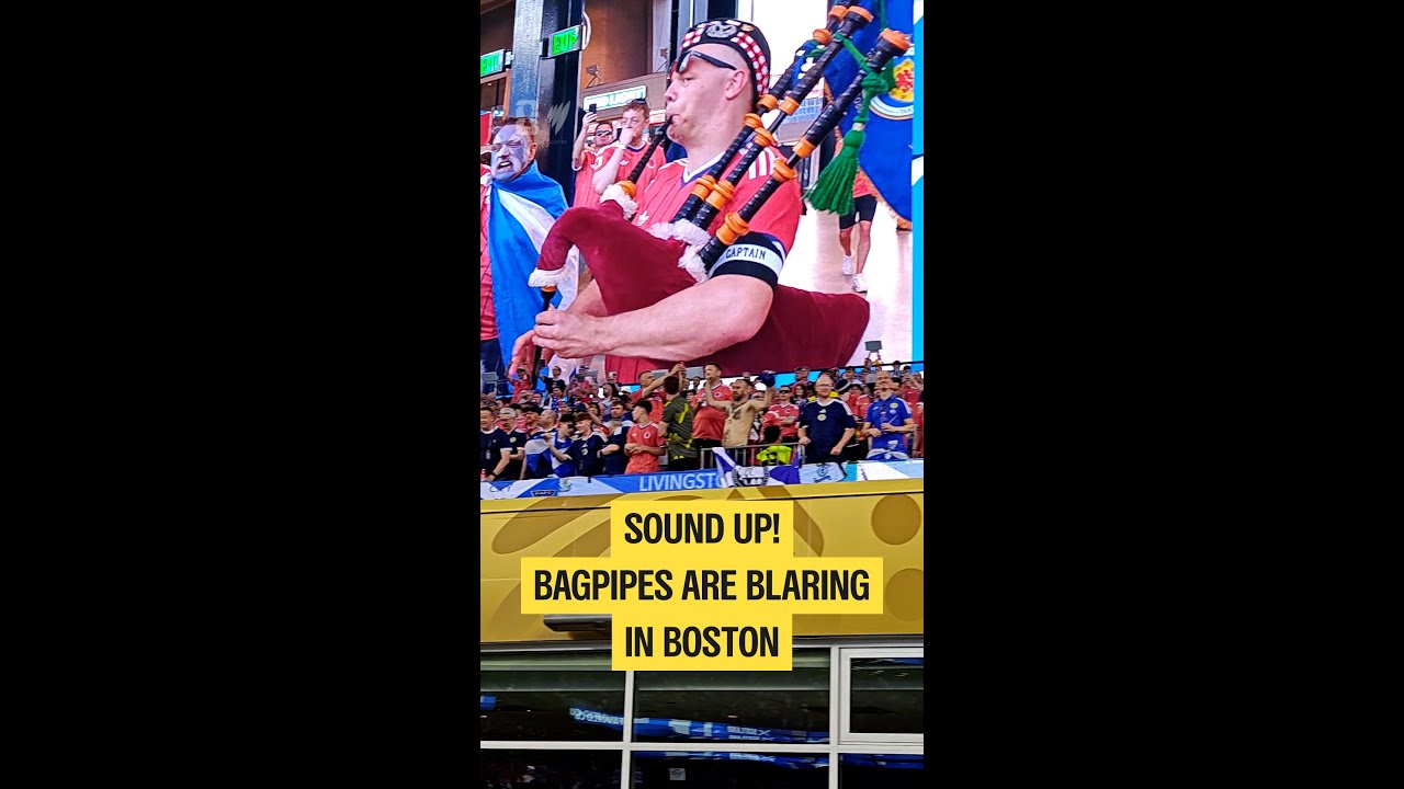 Scotland bring the NOISE 🔊| Boston is all bagpipes