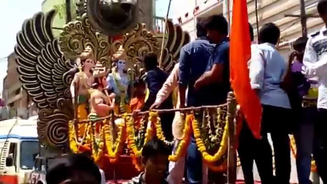 Sri Ram Navami shobha yatra 2015 at mangalhat 2