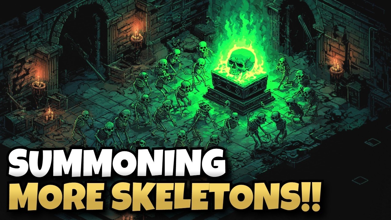 I Went Back to Beat This Skeleton Summoner Roguelike! | Skull Horde