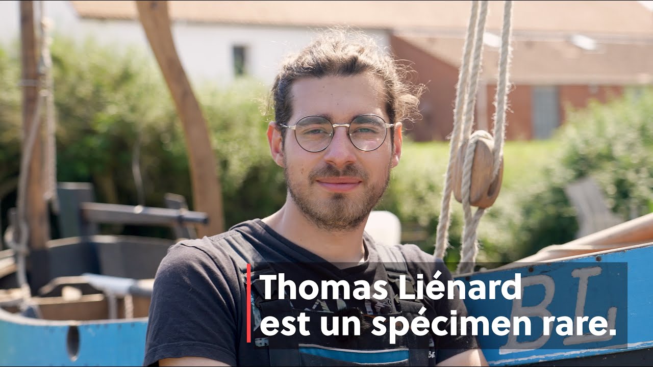 Thomas Liénard, jeune charpentier de marine, spécialiste du flobart