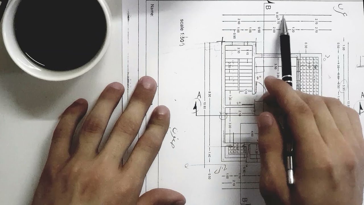 قراءة المخطط المعماري👨🏻‍🚒