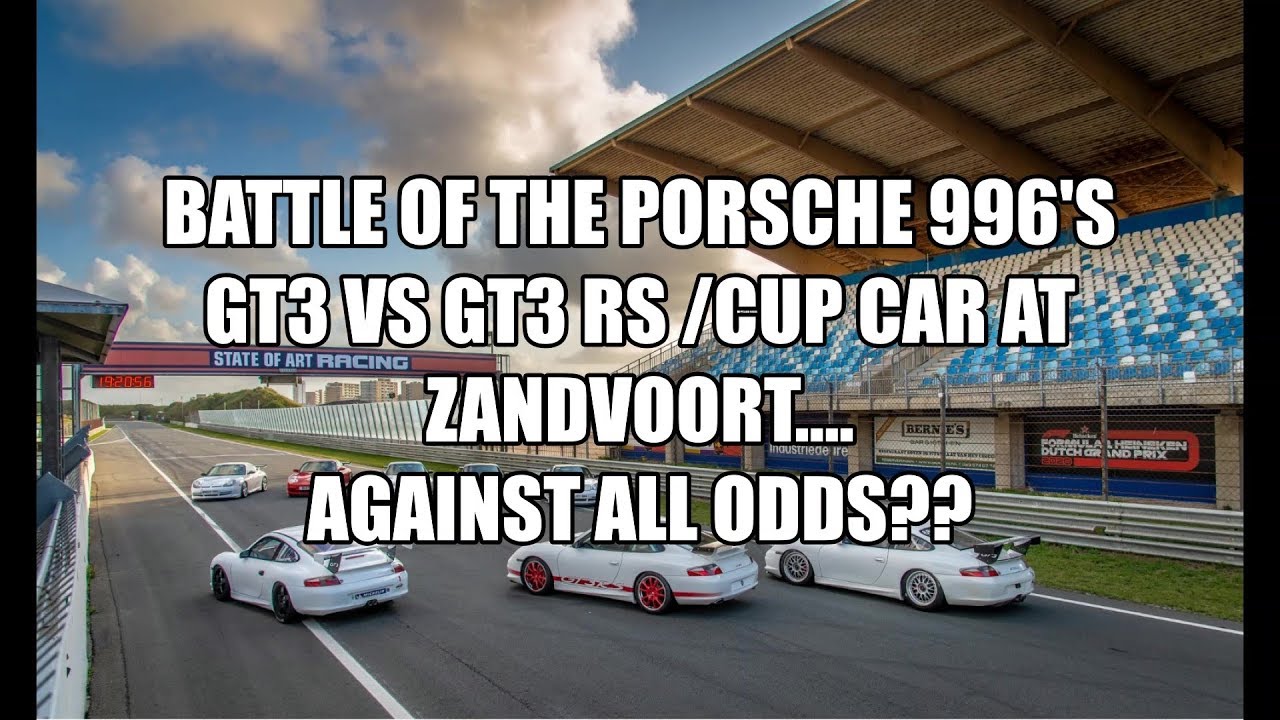 Battle at Zandvoort! 996 GT3 vs 996 Cup car