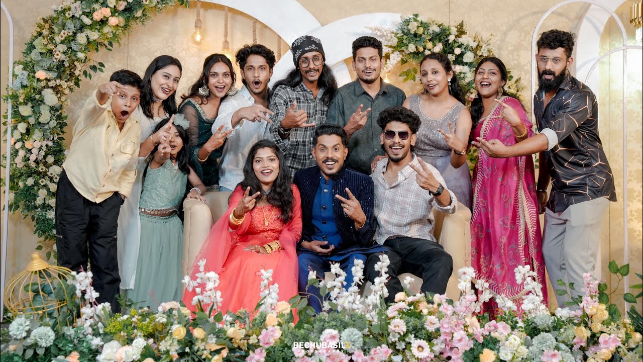 Latest Wedding dance performance 💃🏻 Cousin squad ❤️ Kerala marriage reception 💞 #weddingdance #dance