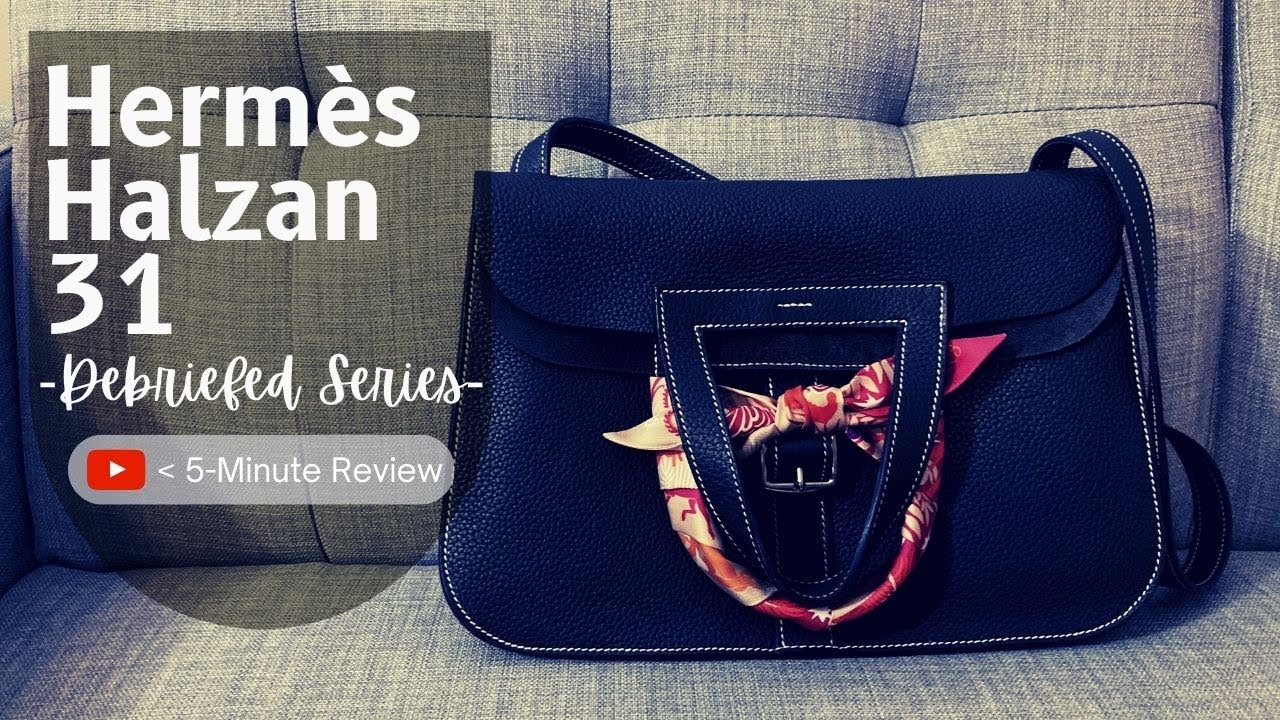 Hermes Halzan 31 Review: Hermes' best-kept bag secret? #hermes #luxury #purse #review