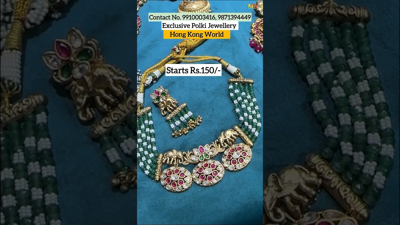High Class Polki Jewellery Manufacturer in Delhi #mdvlogs #chandnichowk