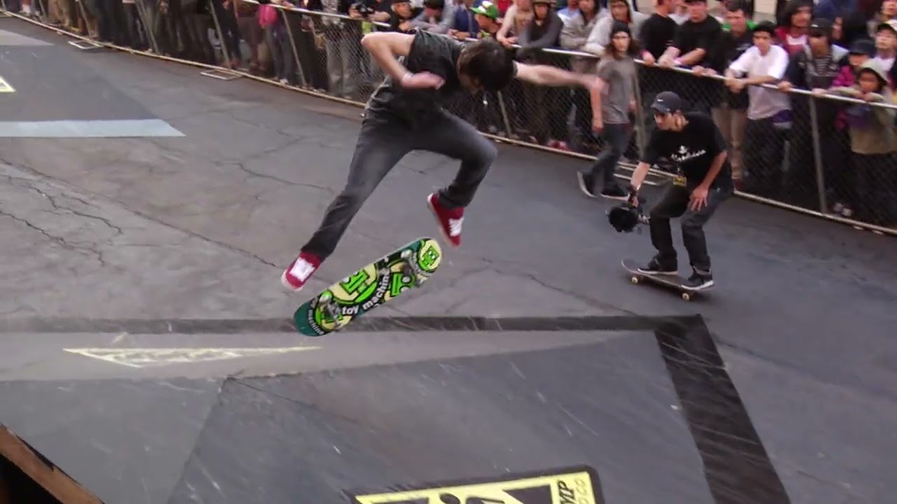 Vans Downtown Showdown 2008 Girl Three Pump Dump Obstacle Classic Skateboarding Contest