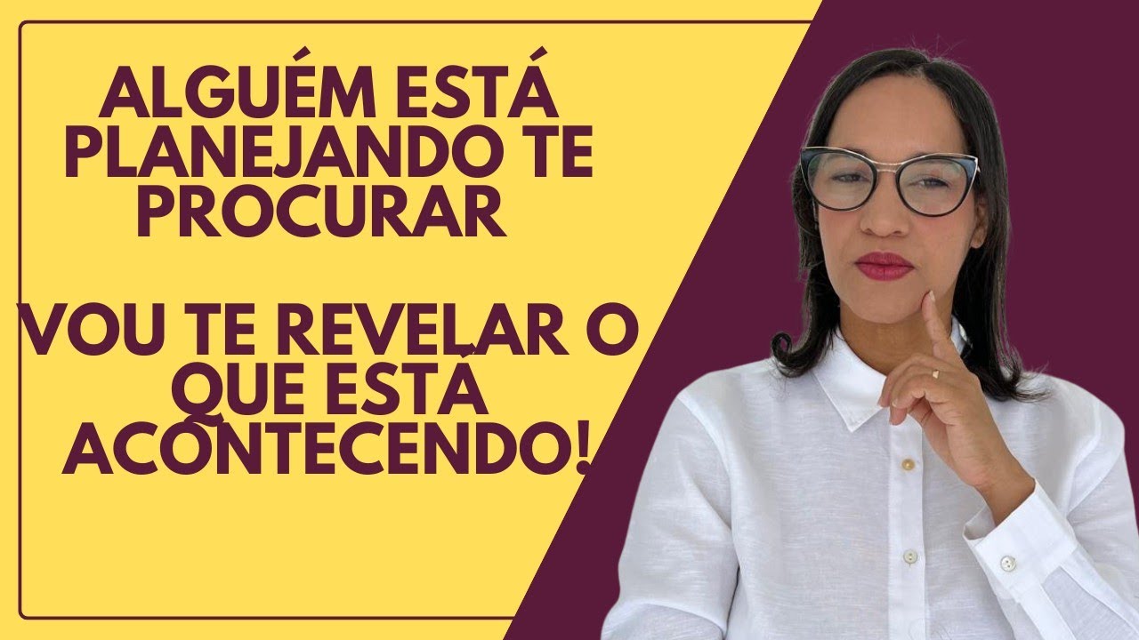 AO VIVO: Alguém está planejando te procurar pq algo anormal está acontecendo.