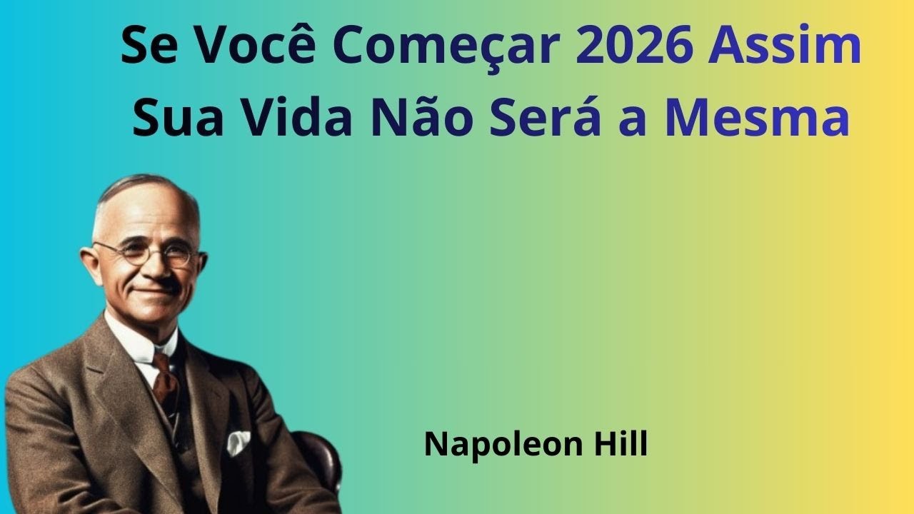 Se Você Começar 2026 Assim, Sua Vida Não Será a Mesma - Napoleon Hill