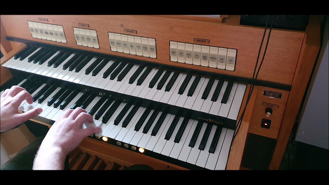 Daar in het kleine cafe aan de haven   Orgel