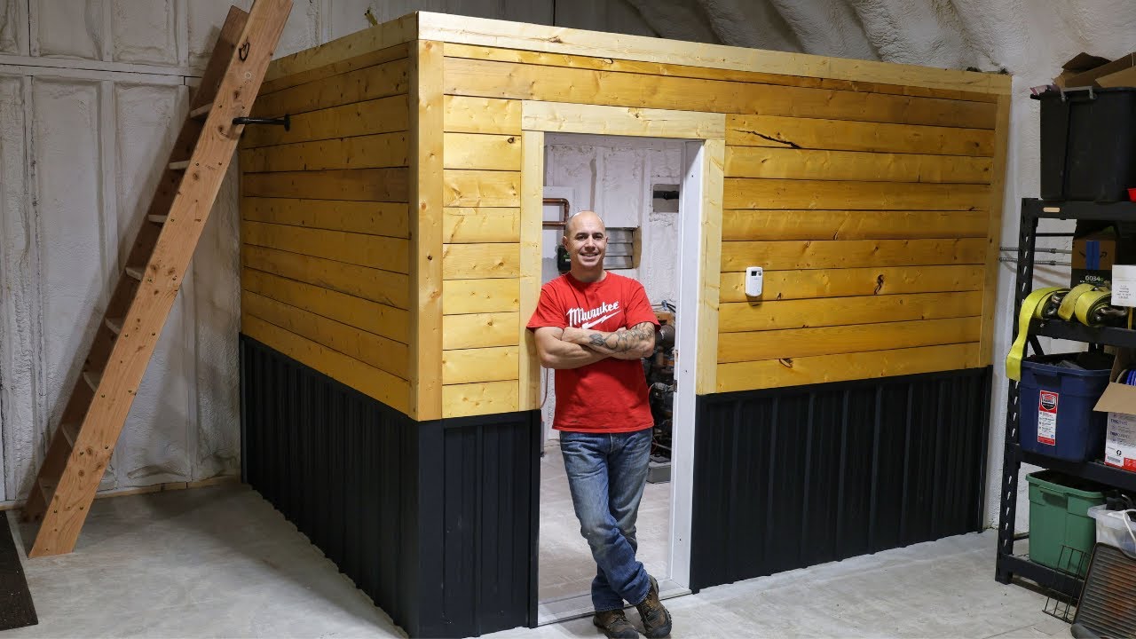 Подсобное помещение магазина OFF-GRID | Сайдинг, звукоизоляция и электрика