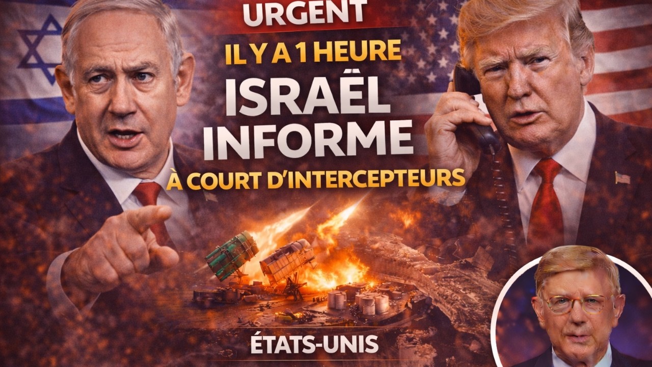 URGENT IL Y A 1 HEURE ISRAËL  INFORME les ÉTATS-UNIS qu'il est à COURT D'INTERCEPTEURS  Balistiques