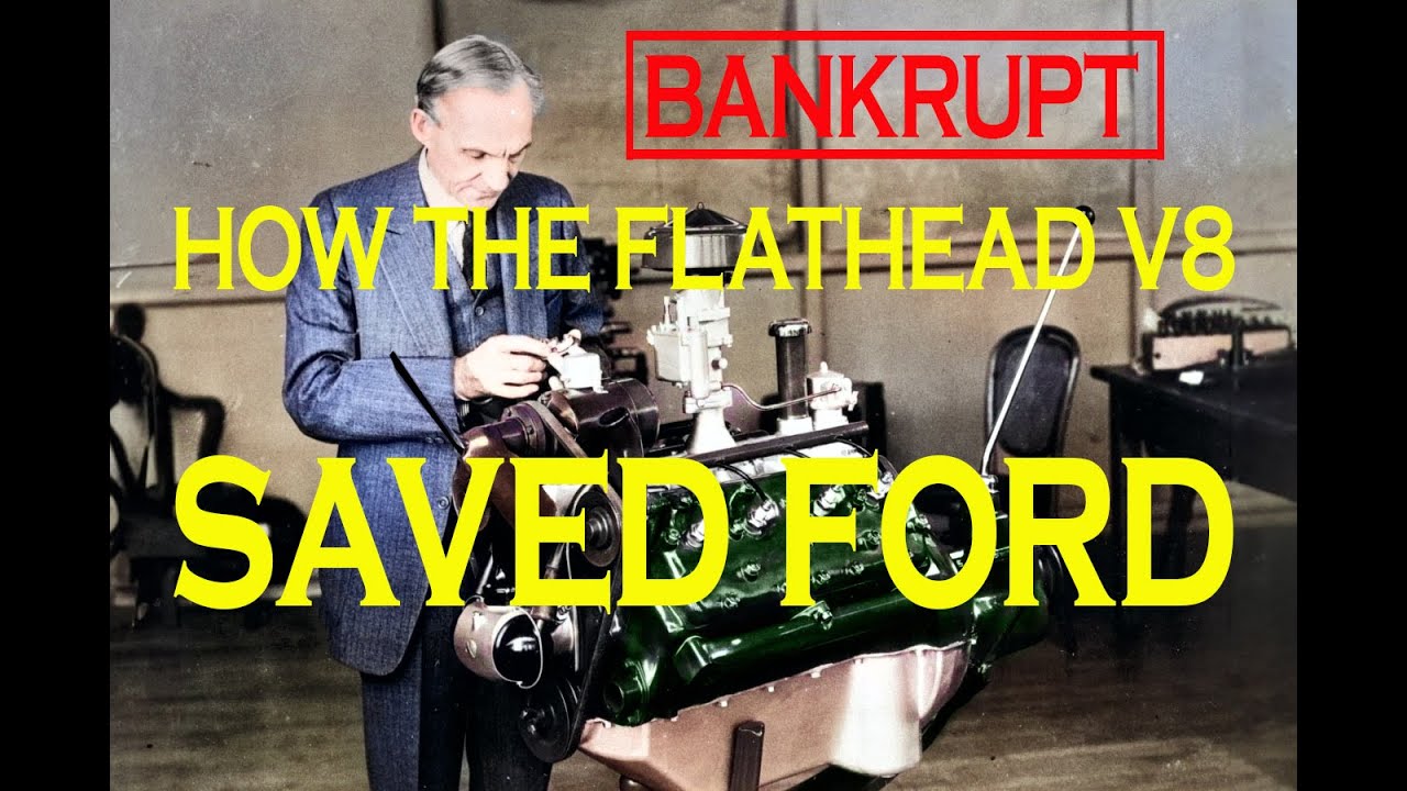 Двигатель, который мог спасти Ford Motor Company от банкротства: Ford Flathead V8 1932 года