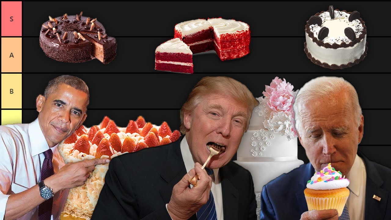 PRESIDENTS MAKE A CAKE TIER LIST