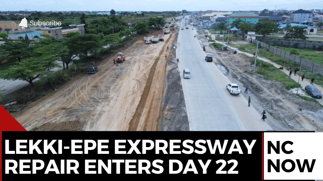 Lekki-Epe Expressway Repair Enters Day 22: Commuters React to 