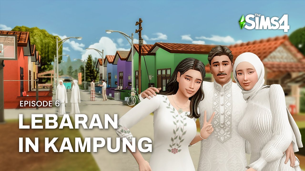 Lebaran in Kampung Paguyuban (+GIVEAWAY) Ep. 6 | Sims 4 Indonesia Gameplay