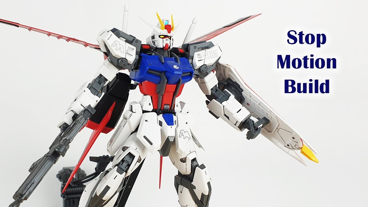 Simple, Solid, Awesome! MG GAT-X105 Aile Strike Ver.RM Gundam | Stop Motion Build