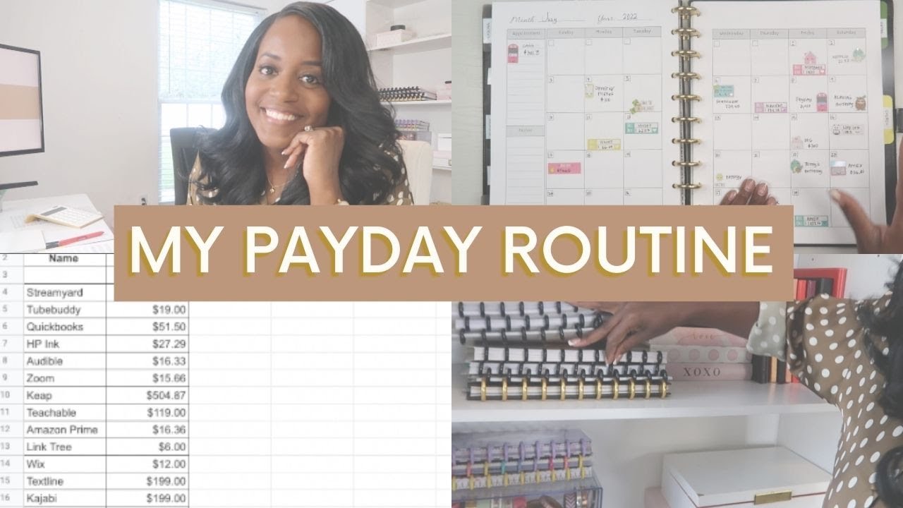 My Payday Routine #budgeting #paydayroutine