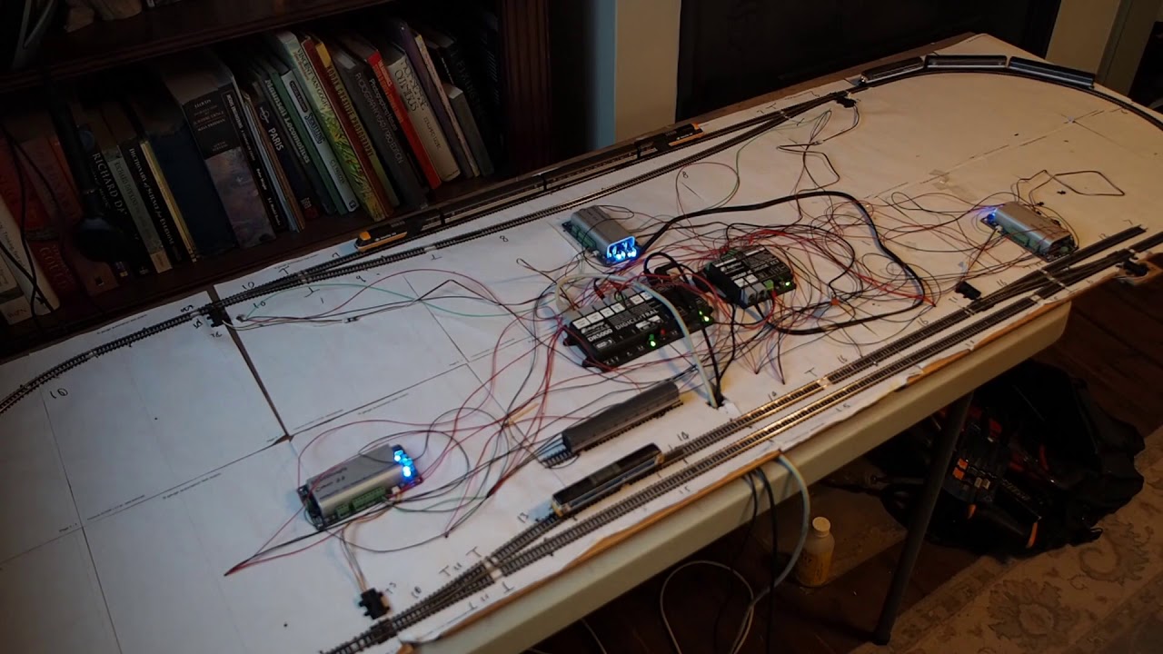 Model railway automation test