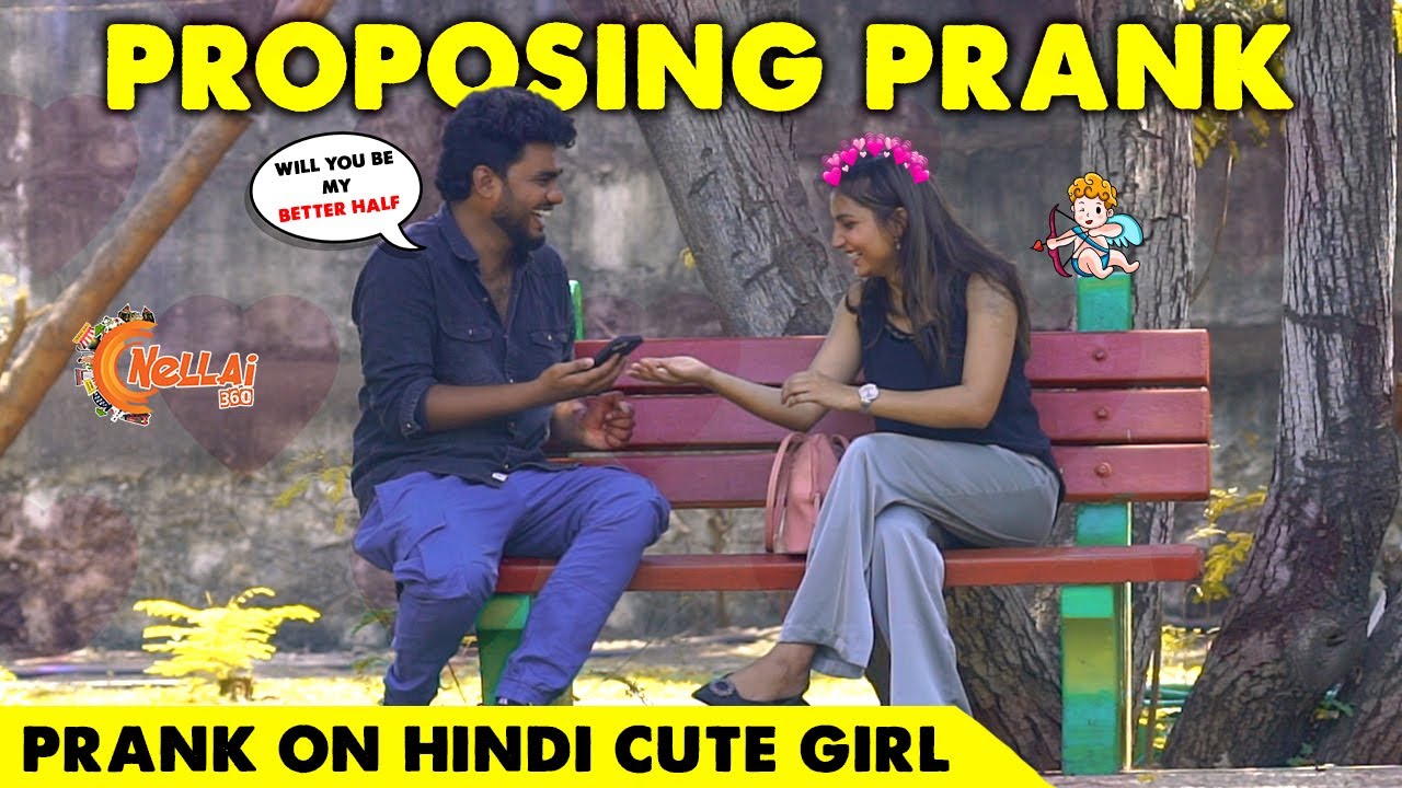 ❤️TAMIL Guy Proposing HINDI GIRL😍 Proposal Prank || Nellai360*