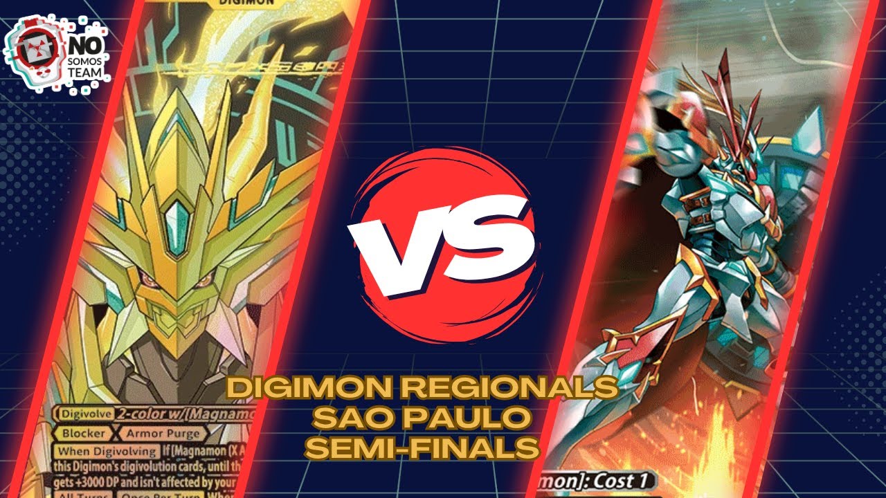 Digimon TCG Brasil Regionals SemiFinals -Magnamon vs Gallantmon-