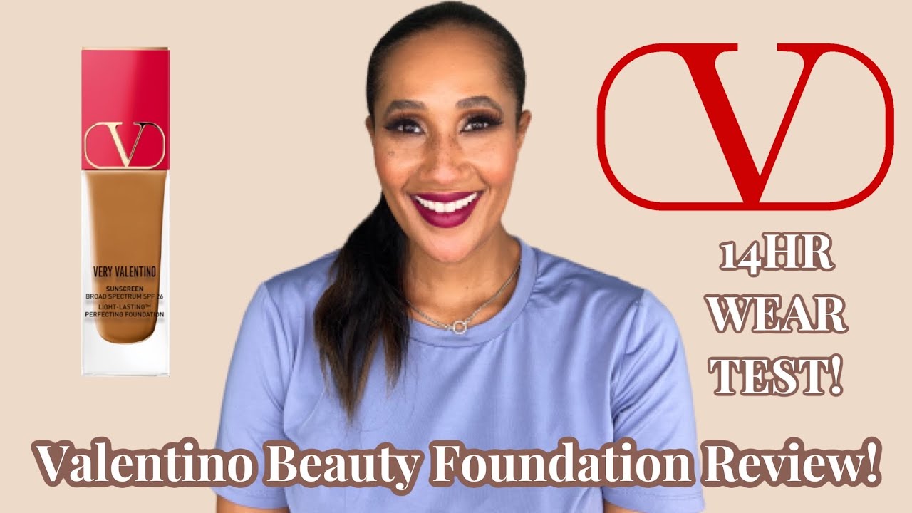 *NEW* Valentino Beauty Very Valentino Long-Lasting Foundation Review! | 14HR Wear Test! Shade DR1
