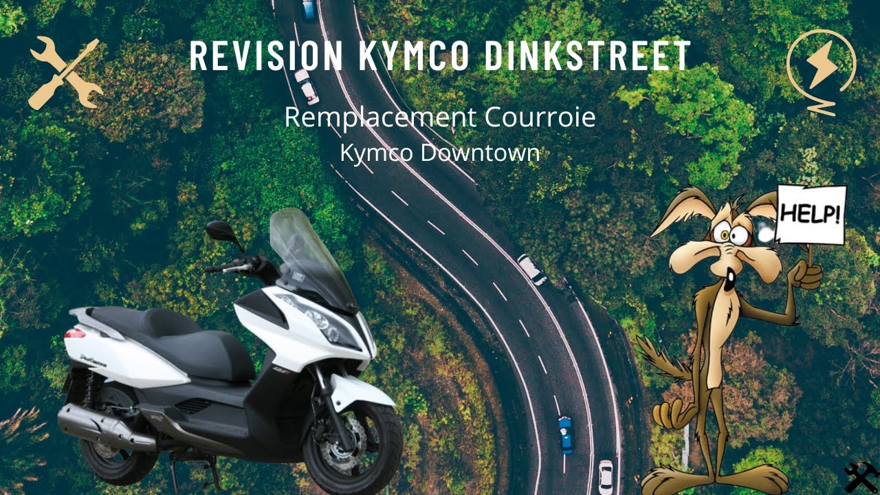 [TUTO] KYMCO DINKSTREET 125 COMMENT CHANGER COURROIE / RÉVISION TRANSMISSION / FILTRES DOWNTOWN 125