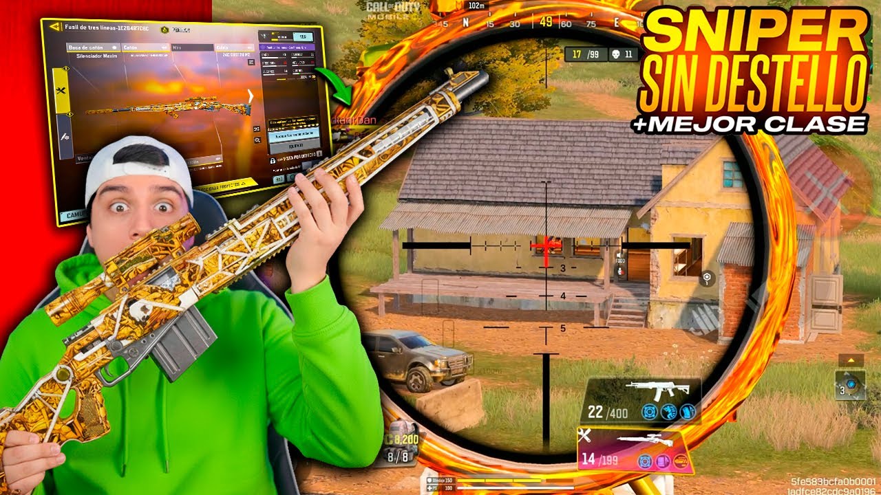 Este Sniper NO tiene destello… y es silencioso 😱 | COD Mobile